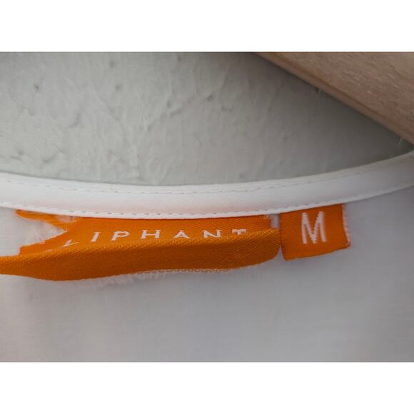 Tuckernuck Maxi Dress Oliphant Pink Grandiflora Puff Sleeve White Size M Floral - Picture 6 of 14